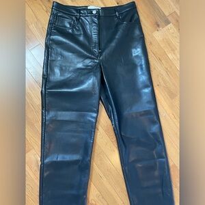 Wilfred Melina Straight Leather Pants